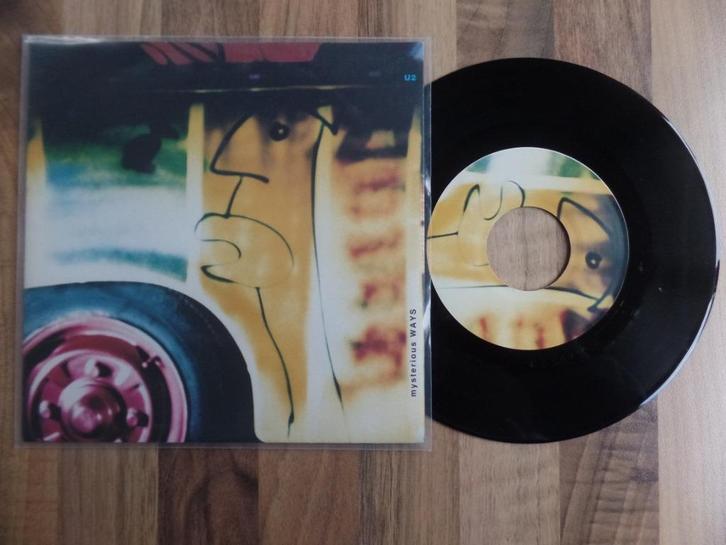 single  U2 - Mysterious Ways, Cd's en Dvd's, Vinyl Singles, Gebruikt, Single, Rock en Metal, 7 inch, Ophalen of Verzenden