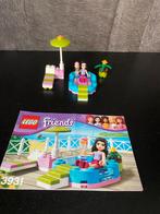 Lego friends emma’s zwembadje 3931, Kinderen en Baby's, Speelgoed | Duplo en Lego, Ophalen of Verzenden, Zo goed als nieuw, Complete set