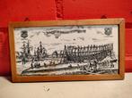 Vintage wandtegel werf  der Admiraliteit Vlissingen 1779, Antiek en Kunst, Kunst | Tekeningen en Foto's, Ophalen of Verzenden