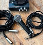 PreSonus AudioBox 22vsl + Samson R21s Microfoon, Ophalen of Verzenden, Gebruikt, Zangmicrofoon