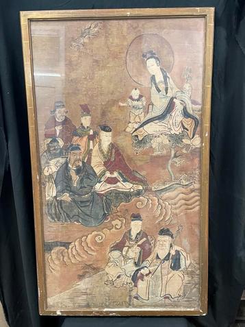 Chinese Papierrol met De Buddha ( Taoïstische afbeelding ) beschikbaar voor biedingen