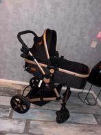 3-in-1 Combi Kinderwagen, Kinderen en Baby's, Kinderwagens en Combinaties, Gebruikt, Combiwagen, Verstelbare duwstang, Ophalen