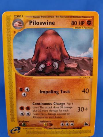 Piloswine 43/144 - Skyridge beschikbaar voor biedingen