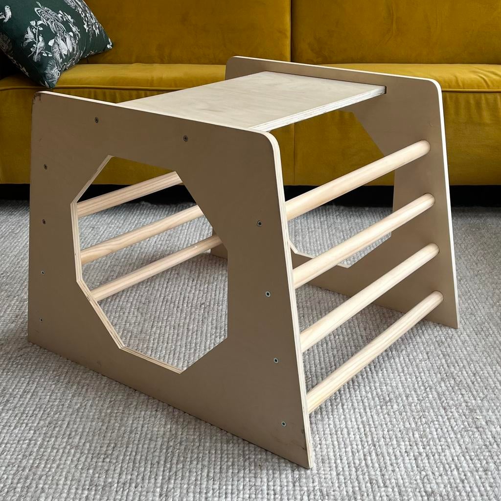 Montessori klimkubus klimrek, Ophalen, Zo goed als nieuw