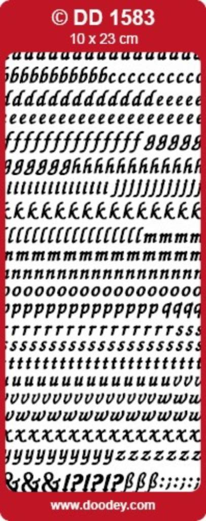 Doodey DD 1583 letters goud stickervel, Hobby en Vrije tijd, Stickers en Plaatjes, Nieuw, Sticker, Ophalen of Verzenden