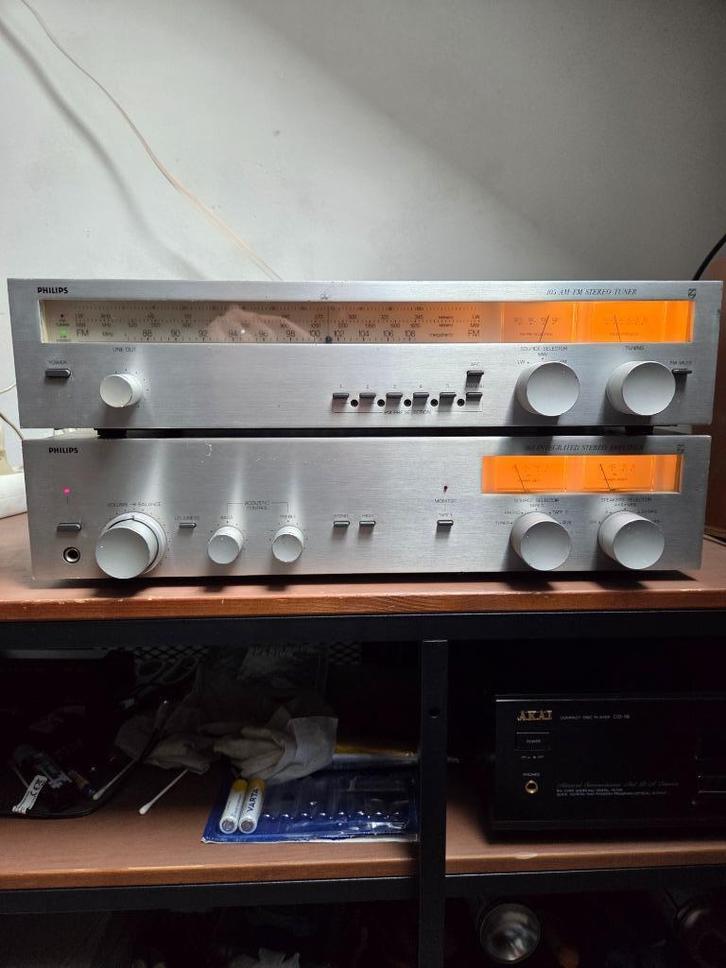 Phillips 22AH305 met de Phillips 22AH103, Audio, Tv en Foto, Stereo-sets, Zo goed als nieuw, Tuner of Radio, Philips, Losse componenten