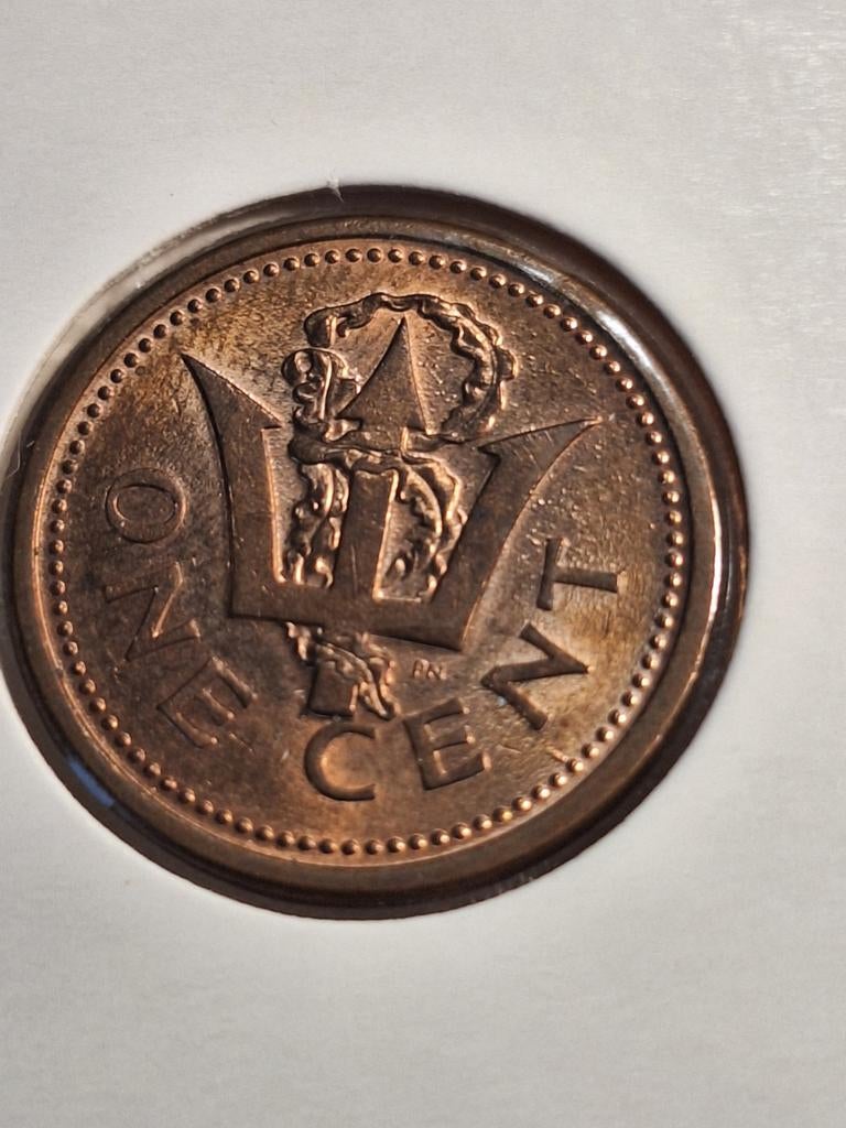 BARBADOS one cent 1991 (#27), Postzegels en Munten, Munten | Amerika, Ophalen of Verzenden, Noord-Amerika, Losse munt