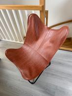 Vlinderstoel cognac, Ophalen, Zo goed als nieuw, 75 tot 100 cm, Minder dan 50 cm