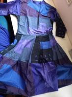 MARIMEKKO pracht blauw paarse jurk, maat 38-40, Kleding | Dames, Jurken, Maat 38/40 (M), Marimekko, Zo goed als nieuw, Onder de knie