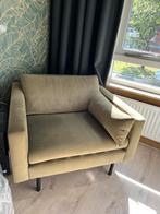 Groene stoffen stoel (lounge), Ophalen, Overige kleuren, Zo goed als nieuw, Eén