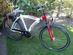 mooie 26 INCH ALU BATAVUS SNAKE wit/rood/zwart 49cm 3v, Ophalen, 26 inch of meer, Batavus., Versnellingen