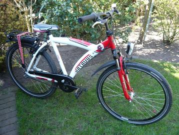 mooie 26 INCH ALU BATAVUS SNAKE wit/rood/zwart 49cm 3v beschikbaar voor biedingen