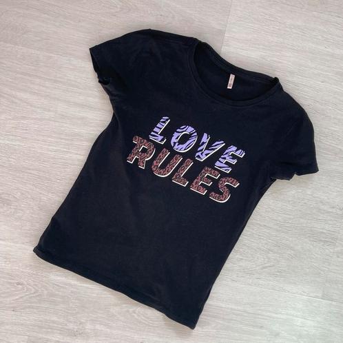 Als NIEUW! Stoer Kids Only T-shirt 146/152 zwart, Kinderen en Baby's, Kinderkleding | Maat 146, Zo goed als nieuw, Meisje, Shirt of Longsleeve