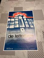 Vintage Poster Café Theatre Gent presenteert de Tettertrien, Deurposter of groter, Ophalen of Verzenden, Reclame, Rechthoekig Staand