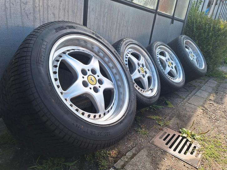 17" Folger Cup4 velgen breedset 3 delig 5x108 Ferrari Ford, Auto-onderdelen, Banden en Velgen, Velg(en), 17 inch, Overige, Overige