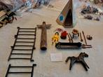 Playmobil 2960  indiaan tipi paard kano, Ophalen of Verzenden, Zo goed als nieuw, Complete set