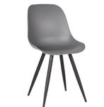 NIEUW in de doos: Tuinstoelen 4st stoel Monza -grijs Label51, Kunststof, Nieuw, Ophalen of Verzenden, Vier