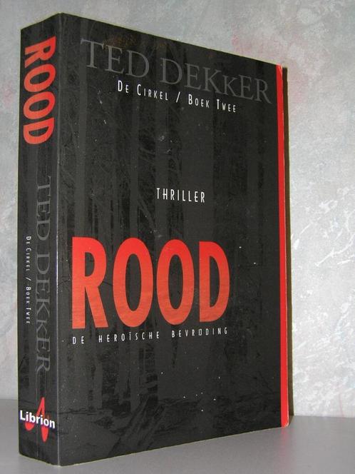 Ted Dekker - Rood (christelijke roman), Boeken, Romans, Zo goed als nieuw, Nederland, Ophalen of Verzenden