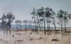 Joop Kropff (1892-1979) - Heidelandschap met bomen, Antiek en Kunst, Ophalen of Verzenden