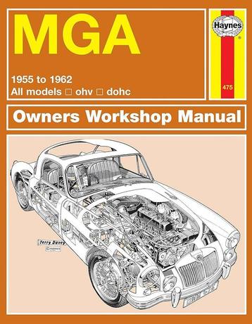 Werkplaats handboek HAYNES MGA 1955 - 1962 beschikbaar voor biedingen