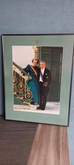 Officieel  statieportret  Koningin Beatrix en Prins Claus., Verzamelen, Zo goed als nieuw, Kaart, Foto of Prent, Ophalen