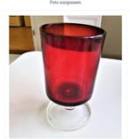 Ruby red wine dessert glas luminarc cavalier arcoroc france, Ophalen of Verzenden