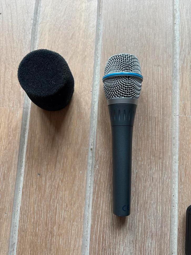 Shure Beta 87A Microfoon, Muziek en Instrumenten, Microfoons, Gebruikt, Zangmicrofoon, Ophalen of Verzenden