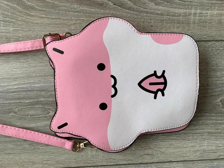 Roze Hamster Schoudertas - Kawaii Stijl!, Sieraden, Tassen en Uiterlijk, Tassen | Damestassen, Zo goed als nieuw, Schoudertasje