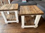Salontafel landelijk, Huis en Inrichting, Tafels | Salontafels, Ophalen of Verzenden, Rond, 50 tot 100 cm, Minder dan 50 cm