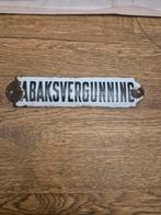 Oud Emaille Tabaksvergunning Bord, Antiek en Kunst, Ophalen