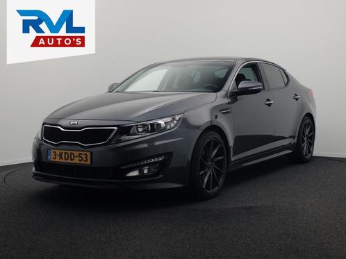 Kia Optima 2.0 CVVT Hybrid Super Pack Leder Navigatie Camera, Auto's, Kia, Bedrijf, Te koop, Optima, ABS, Achteruitrijcamera, Airbags
