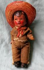 Oude papier maché pop Mexicaan, Antiek en Kunst, Ophalen of Verzenden