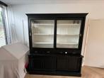 Zwarte buffet kast, Ophalen of Verzenden, Zo goed als nieuw, 25 tot 50 cm, 200 cm of meer