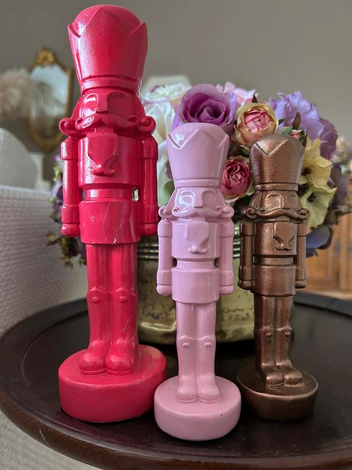 3x Daan Kromhout notenkrakers kandelaar beeldje, Diversen, Kerst, Ophalen of Verzenden