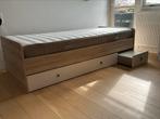 1 persoons houten bed met matras, incl lades en nachtkastje, Huis en Inrichting, Slaapkamer | Matrassen en Bedbodems, Matras, 90 cm
