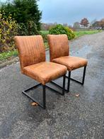 2 eetkamer stoelen, Twee, Metaal, Zo goed als nieuw, Ophalen