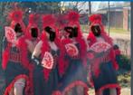 7 Moulin Rouge Carnaval Optocht Jurken Compleet, Kleding | Dames, Carnavalskleding en Feestkleding, Ophalen of Verzenden, Carnaval