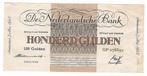 100 gulden 7 mei 1945 Geldzuivering, Ophalen of Verzenden, 100 gulden, Los biljet