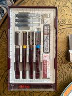 Rotring Rapidograph Tekenset Compleet Vintage Gereedschapset, Ophalen