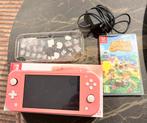 Nintendo Switch Lite – Compleet pakket + Animal Crossing, Spelcomputers en Games, Ophalen, Roze of Coral, Zo goed als nieuw