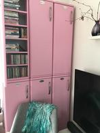Malibu roze kastjes, wandrek, cd-kastjes, 10 stuks!, Ophalen, Met deur(en), 100 tot 150 cm, Zo goed als nieuw