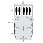 Bardani Dreamlodge 400 tent, met weer schade, Caravans en Kamperen, Tenten, Ophalen, Gebruikt, Tot en met 4