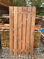 Opruiming! Hardhout poort op stalen frame 100x195cm, Ophalen, 1 tot 2 meter, Minder dan 3 meter, Zo goed als nieuw
