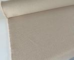 De Ploeg Toulouse 73/96 beige+roomwit; 3x restant meubelstof, Wol, 120 cm of meer, Beige, Ophalen of Verzenden