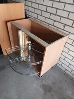 Carrousel halve maan 180 graden in keukenkast, Ophalen, Gebruikt, 50 tot 100 cm, Minder dan 100 cm