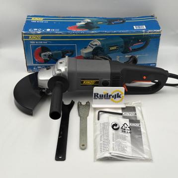 KINZO 1800W 230mm Haakse slijper - Compleet - Met garantie beschikbaar voor biedingen