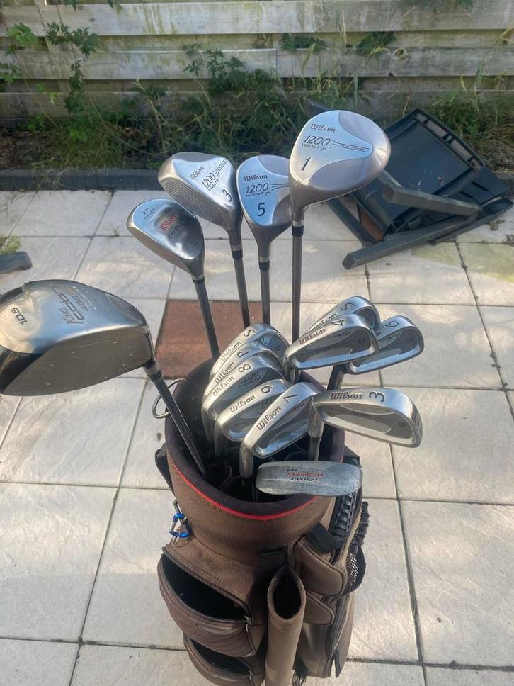 Wilson Linkshandige Golfset Heren - Complete Set!, Sport en Fitness, Golf, Gebruikt, Set, Overige merken, Ophalen