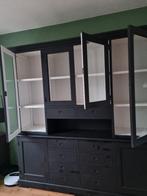 Grote zwarte kast, Huis en Inrichting, Ophalen, Gebruikt, 200 cm of meer, Industrieel