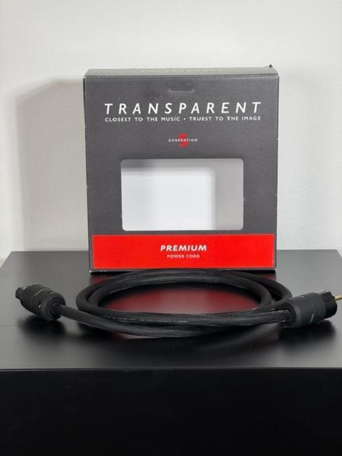 Transparent High Performance powercord (2 mtr) Demomodel., Audio, Tv en Foto, Audiokabels en Televisiekabels, Zo goed als nieuw
