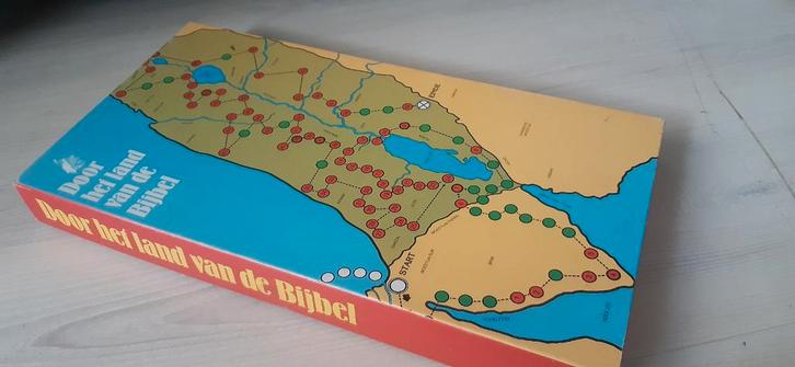 Door het land van de Bijbel voorloper van Kwistet JBGG, Hobby en Vrije tijd, Gezelschapsspellen | Overige, Gebruikt, Een of twee spelers